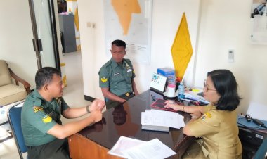 Babinsa Kodim Klaten Perkuat Sinergi Dengan Pemerintah Kelurahan Bareng