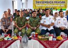Dandim 0723/Klaten Ikuti Zoom Meeting Panen Raya Dan Pengumuman Swasembada Pangan Bersama Presiden RI