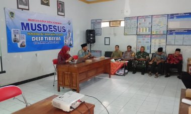 Babinsa Koramil 05/Jatinom Hadiri Musdessus BLT Dana Desa TA 2026 Desa Tibayan Klaten