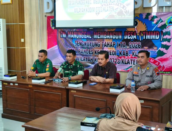 Kodim Klaten Gelar Rapat Pleno TMMD Sengkuyung Tahap I TA 2026