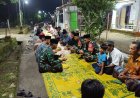 Koramil 18/Bayat Kodim 0723/Klaten Dan Warga Desa Dukuh Gelar Doa Bersama Kelancaran Pembangunan Jembatan Perintis Garuda TNI AD